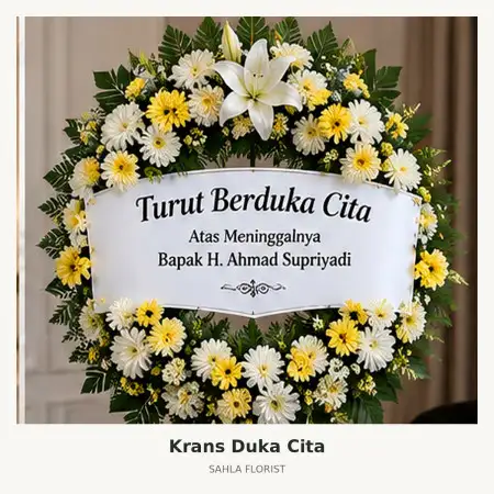Krans Bunga Duka Harapan Raya Pekanbaru